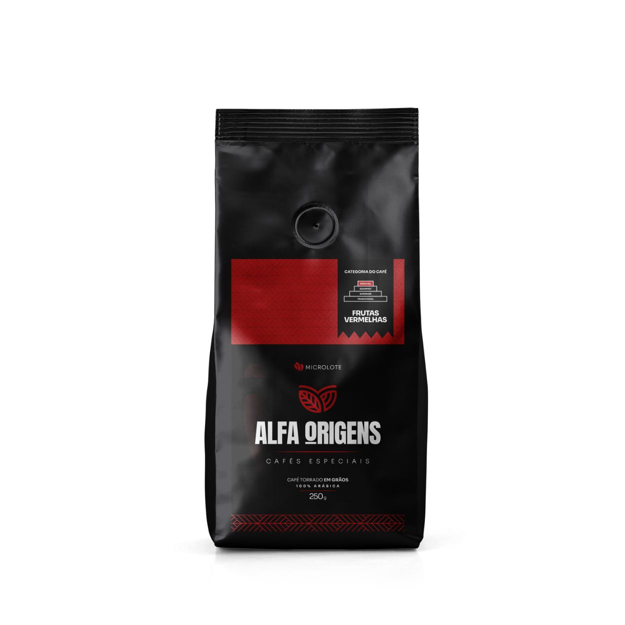 250g Café Alfa Origens Frutas Vermelhas em Grãos - 86pts Microlote